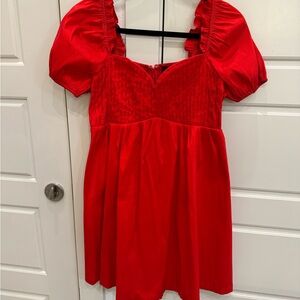 VICI Collection Puff Sleeve Babydoll Dress